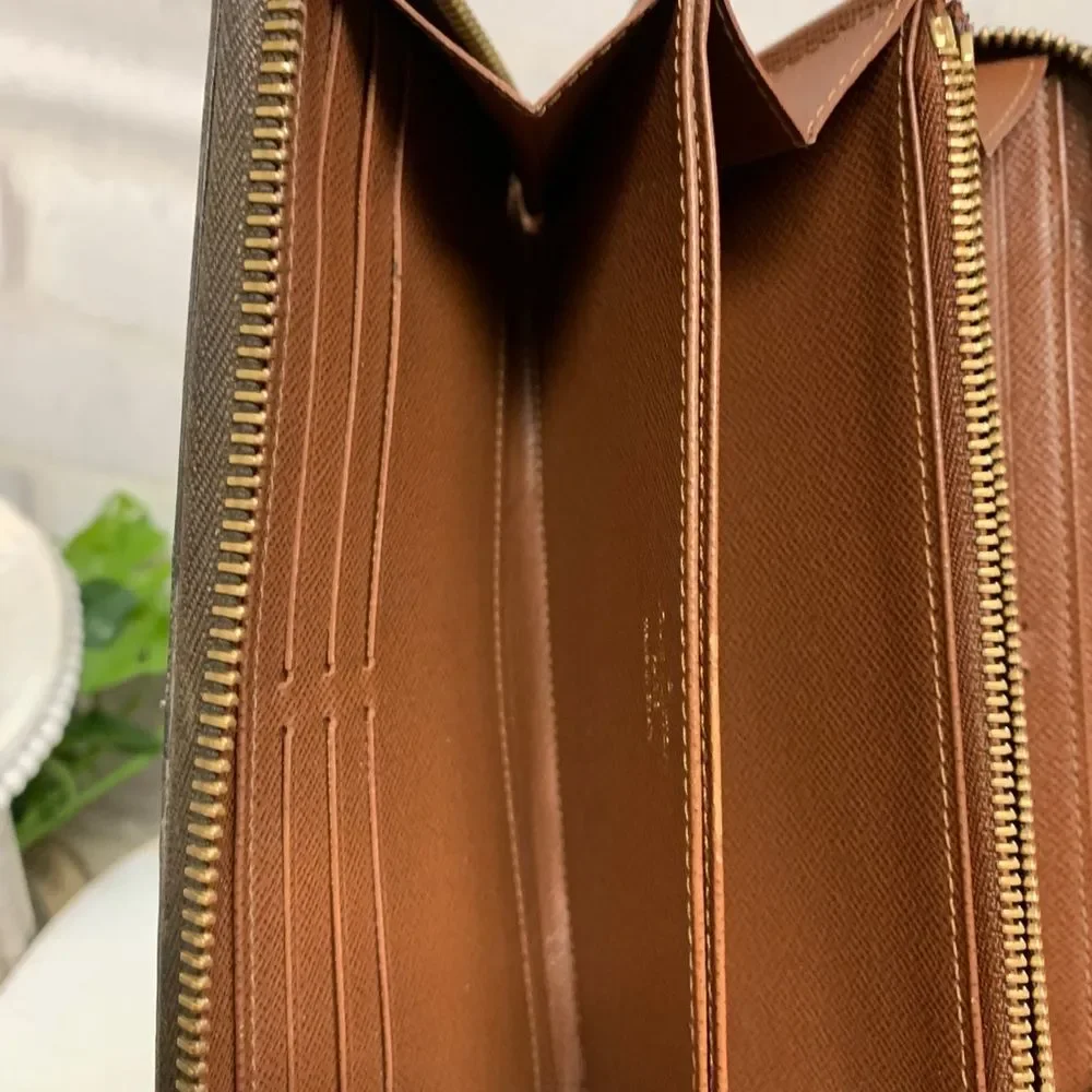 ⭐ Louis Vuitton Monogram Zippy Zip Around Long Wallet purse /M1891